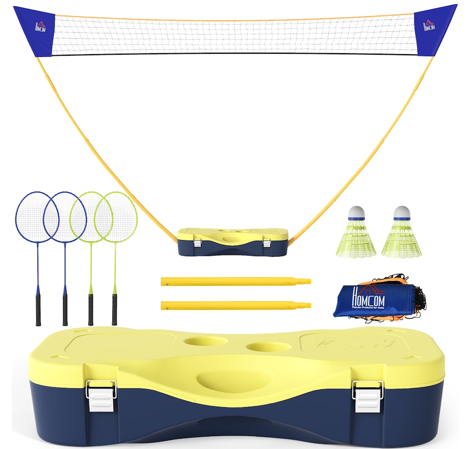 Image 938473.jpg, Product 938-473 / Price $74.99, HOMCOM Foldable Badminton Net for Kids Adults Indoor and Outdoor from HOMCOM on TSC.ca's Health & Fitness department