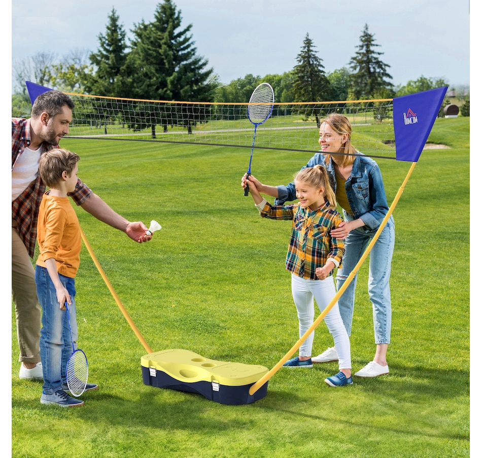 Image 938473_ALTMORE1.jpg, Product 938-473 / Price $74.99, HOMCOM Foldable Badminton Net for Kids Adults Indoor and Outdoor from HOMCOM on TSC.ca's Health & Fitness department