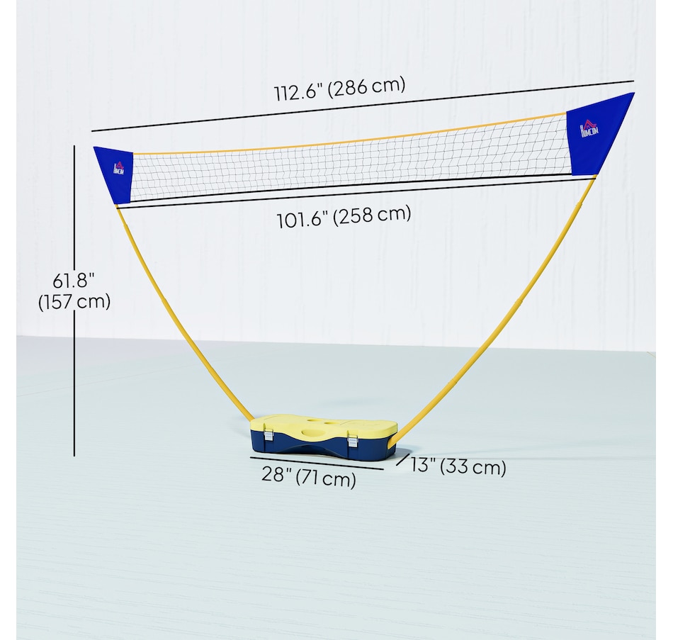Image 938473_ALTMORE2.jpg, Product 938-473 / Price $74.99, HOMCOM Foldable Badminton Net for Kids Adults Indoor and Outdoor from HOMCOM on TSC.ca's Health & Fitness department
