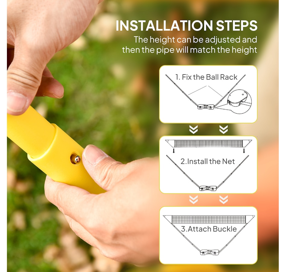 Image 938473_ALTMORE4.jpg, Product 938-473 / Price $74.99, HOMCOM Foldable Badminton Net for Kids Adults Indoor and Outdoor from HOMCOM on TSC.ca's Health & Fitness department