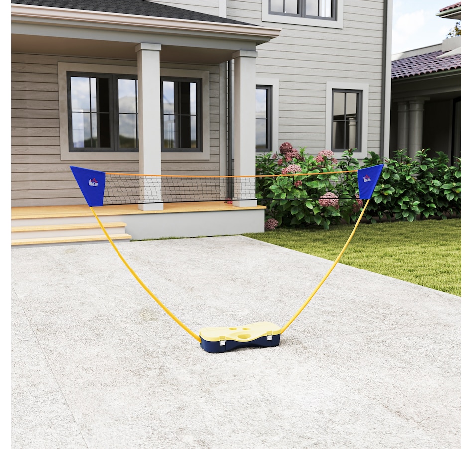Image 938473_ALTMORE8.jpg, Product 938-473 / Price $74.99, HOMCOM Foldable Badminton Net for Kids Adults Indoor and Outdoor from HOMCOM on TSC.ca's Health & Fitness department