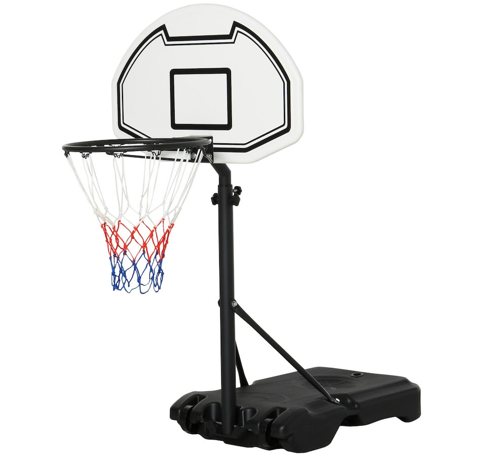 Image 938480.jpg, Product 938-480 / Price $69.99, HOMCOM 37"-48.5" Hoop Adjustable Poolside Basketball Hoop Wheeled Portable from Soozier on TSC.ca's Health & Fitness department