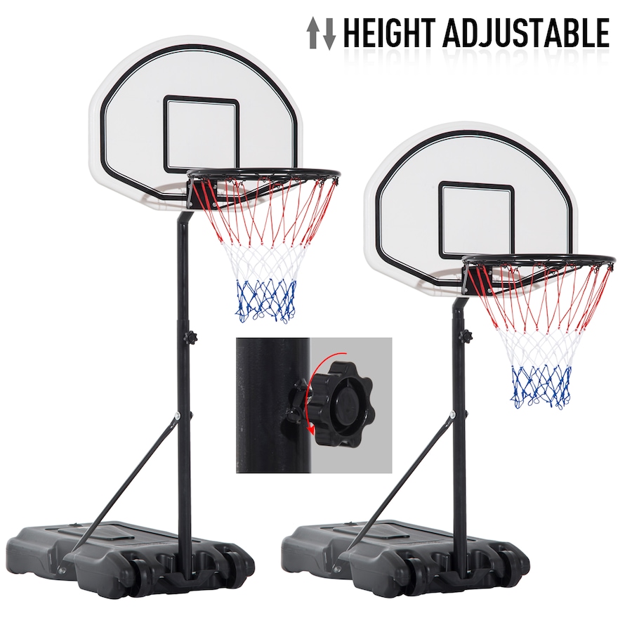 Image 938480_ALTMORE7.jpg, Product 938-480 / Price $68.28, HOMCOM 37"-48.5" Hoop Adjustable Poolside Basketball Hoop Wheeled Portable from Soozier on TSC.ca's Health & Fitness department