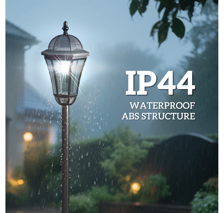 Image 938484_ALTMORE6.jpg, Product 938-484 / Price $64.99, Outsunny 2 PCs LED Garden Lights Lamp Post Solar Auto Outdoor Lantern from Outsunny on TSC.ca's Home & Garden department