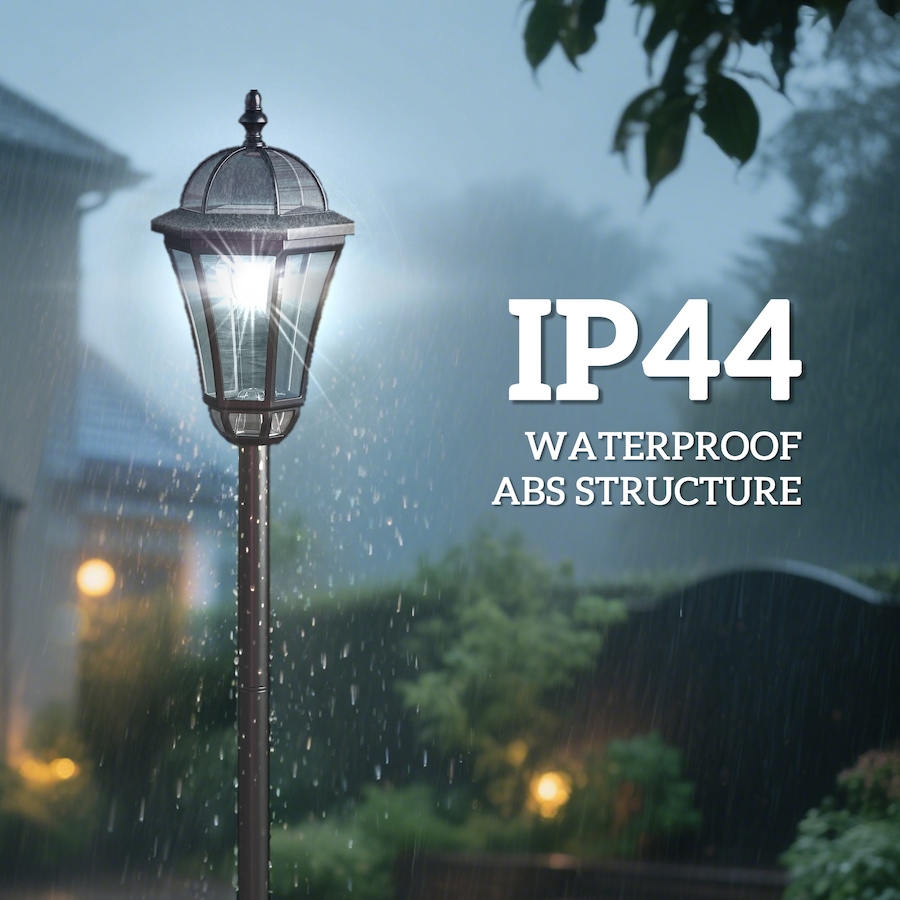 Image 938484_ALTMORE6.jpg, Product 938-484 / Price $66.99, Outsunny 2 PCs LED Garden Lights Lamp Post Solar Auto Outdoor Lantern from Outsunny on TSC.ca's Home & Garden department