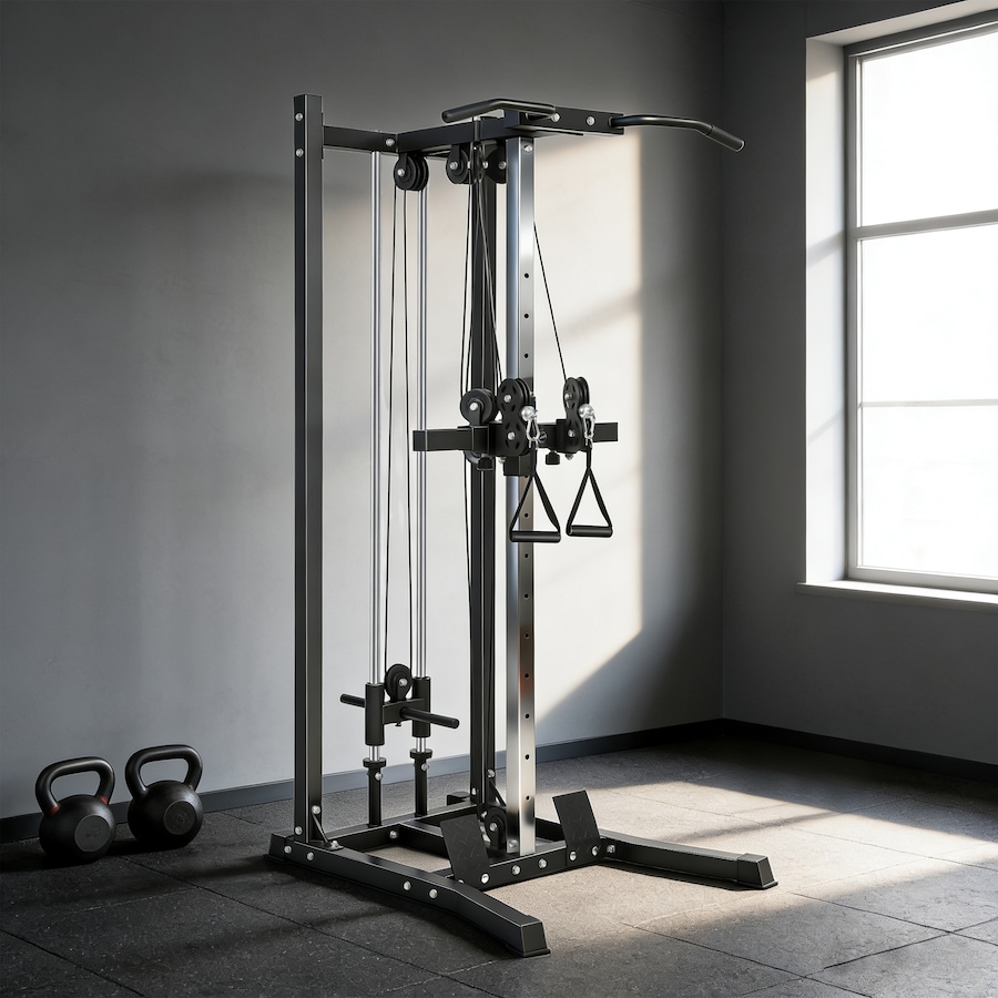Image 938494_ALTMORE8.jpg, Product 938-494 / Price $309.99, Soozier Cable Machine Dual Pulley System with Pull up Bar and 14 Positions from Soozier on TSC.ca's Health & Fitness department