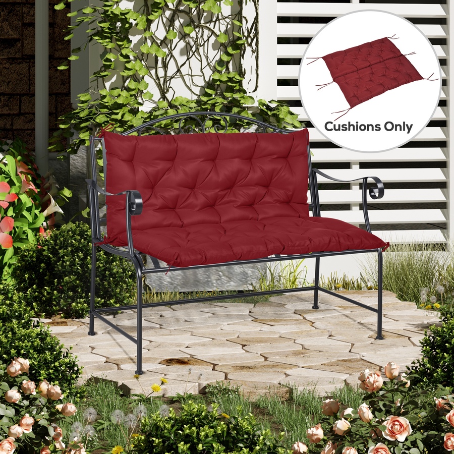 Image 938497_ALTMORE1.jpg, Product 938-497 / Price $72.99, Outsunny 2 Seater Garden Bench Cushions, 4.7 Inch Thick Outdoor Soft Pad from Outsunny on TSC.ca's Home & Garden department