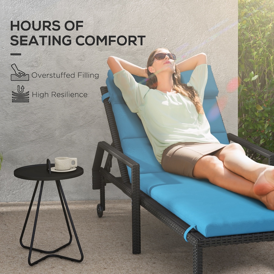 Image 938508_ALTMORE11.jpg, Product 938-508 / Price $96.99 - $108.99, Outsunny Outdoor Lounge Chair Cushion with Back Ties from Outsunny on TSC.ca's Home & Garden department