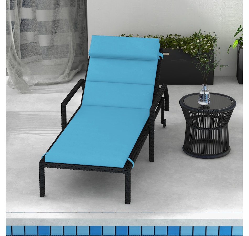 Image 938508_ALTMORE14.jpg, Product 938-508 / Price $89.99 - $94.99, Outsunny Outdoor Lounge Chair Cushion with Back Ties from Outsunny on TSC.ca's Home & Garden department