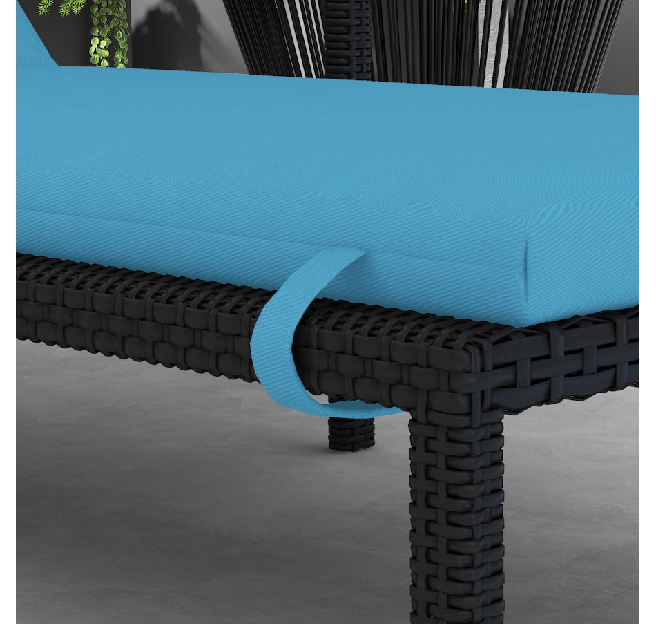 Image 938508_ALTMORE16.jpg, Product 938-508 / Price $89.99 - $94.99, Outsunny Outdoor Lounge Chair Cushion with Back Ties from Outsunny on TSC.ca's Home & Garden department