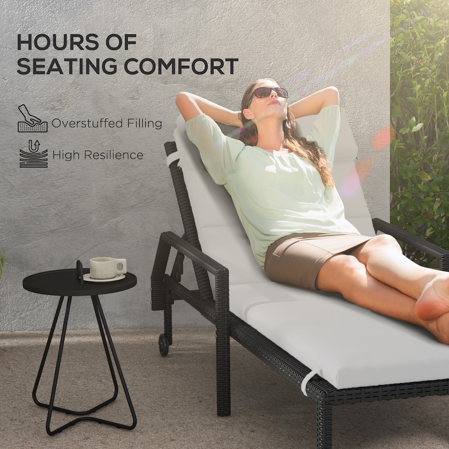 Image 938508_ALTMORE3.jpg, Product 938-508 / Price $96.99 - $108.99, Outsunny Outdoor Lounge Chair Cushion with Back Ties from Outsunny on TSC.ca's Home & Garden department