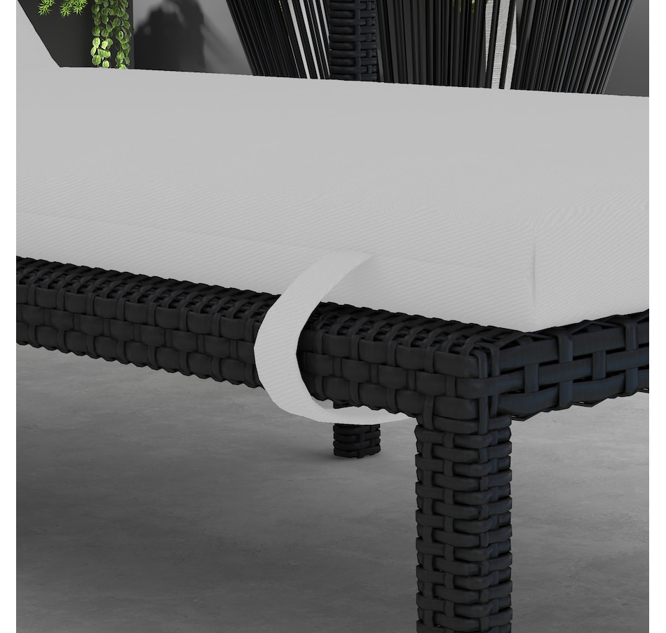 Image 938508_ALTMORE8.jpg, Product 938-508 / Price $89.99 - $94.99, Outsunny Outdoor Lounge Chair Cushion with Back Ties from Outsunny on TSC.ca's Home & Garden department