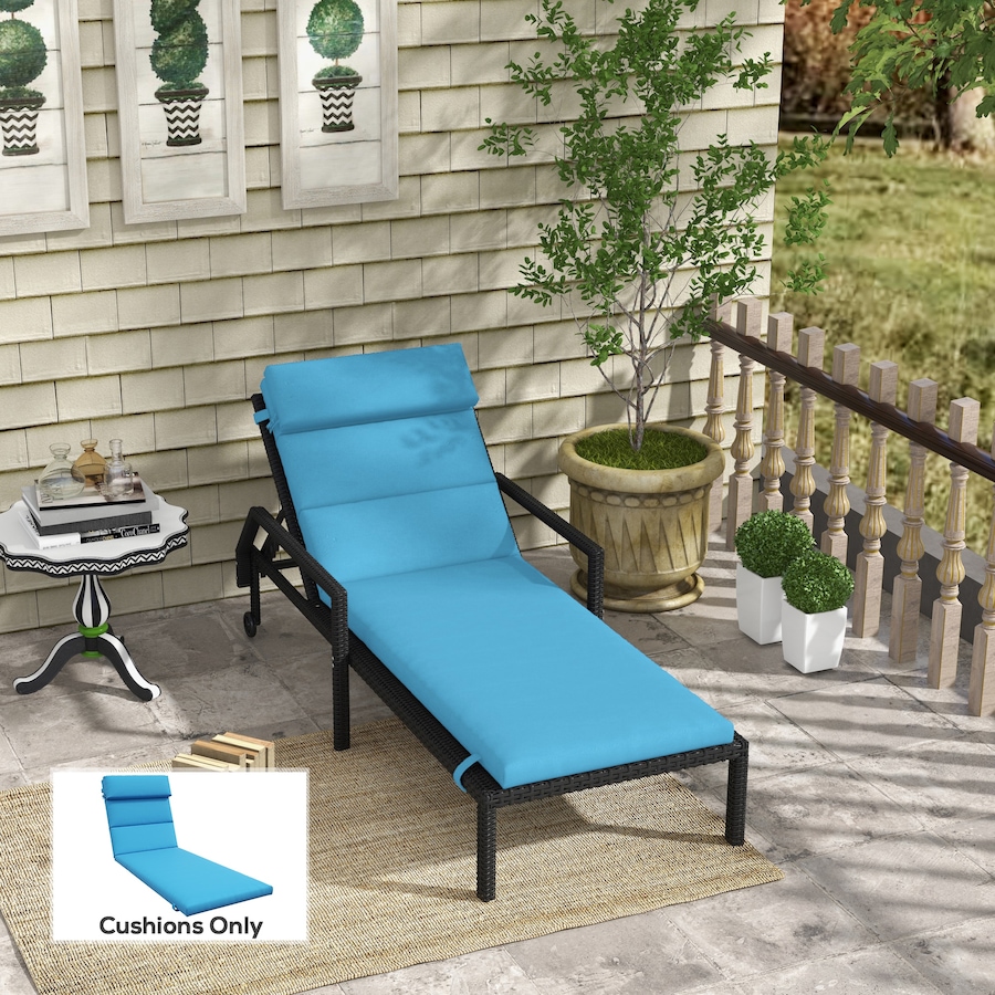 Image 938508_ALTMORE9.jpg, Product 938-508 / Price $96.99 - $108.99, Outsunny Outdoor Lounge Chair Cushion with Back Ties from Outsunny on TSC.ca's Home & Garden department