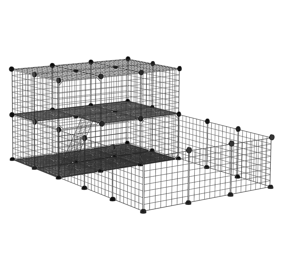 Image 938537.jpg, Product 938-537 / Price $74.99, PawHut Guinea Pig Rabbit Playpen, Customizable Portable Pen from PawHut on TSC.ca's Home & Garden department