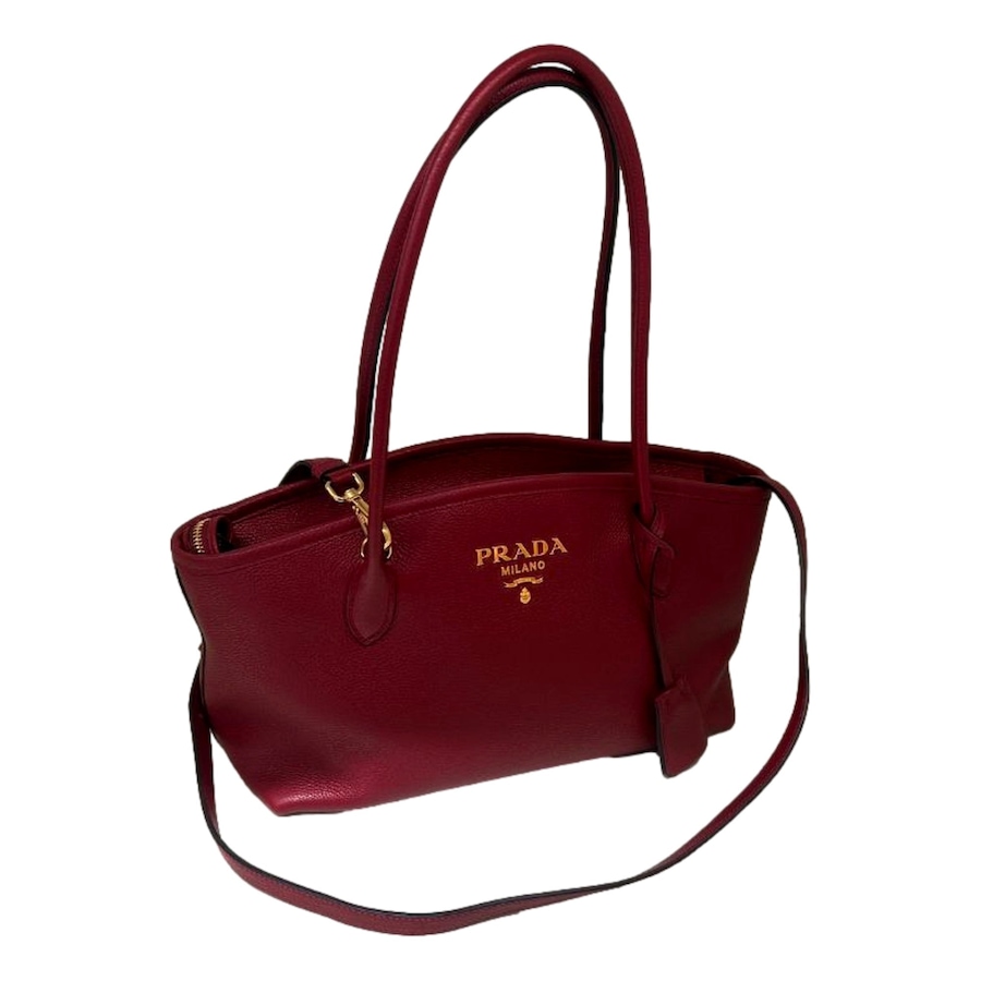 Image 938542_ALTMORE8.jpg, Product 938-542 / Price $4,762.00, Prada Rubino Red Vitello Phenix Leather Top Handle Shoulder Bag from Prada on TSC.ca's Fashion department