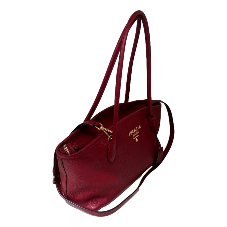 Image 938542_ALTMORE9.jpg, Product 938-542 / Price $4,762.00, Prada Rubino Red Vitello Phenix Leather Top Handle Shoulder Bag from Prada on TSC.ca's Fashion department