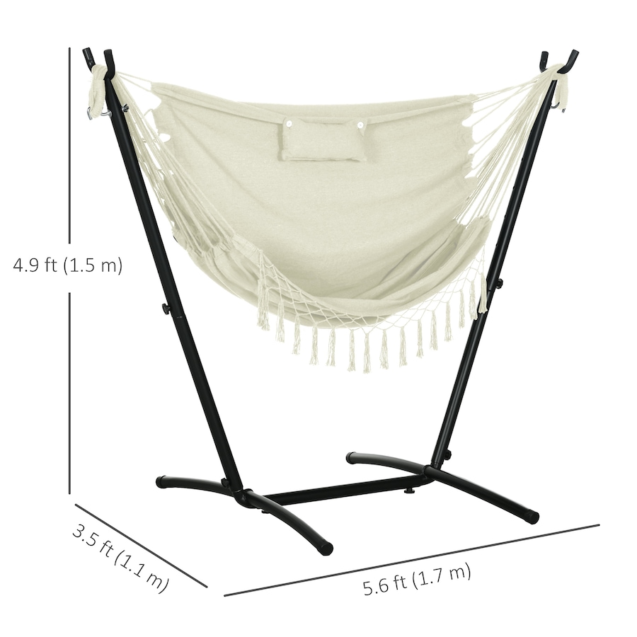 Image 938567_ALTMORE11.jpg, Product 938-567 / Price $112.99, Outsunny Patio Hammock Chair, Outdoor Hammock Swing Hanging Lounge Chair from Outsunny on TSC.ca's Home & Garden department