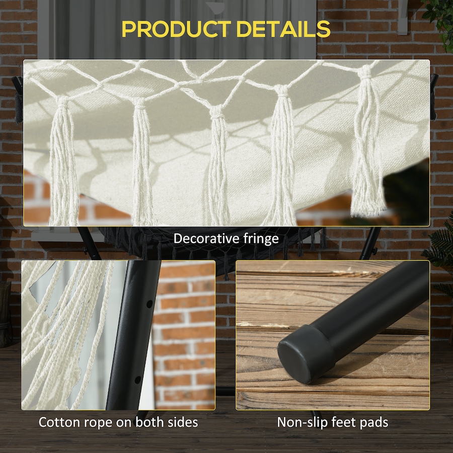 Image 938567_ALTMORE14.jpg, Product 938-567 / Price $112.99, Outsunny Patio Hammock Chair, Outdoor Hammock Swing Hanging Lounge Chair from Outsunny on TSC.ca's Home & Garden department