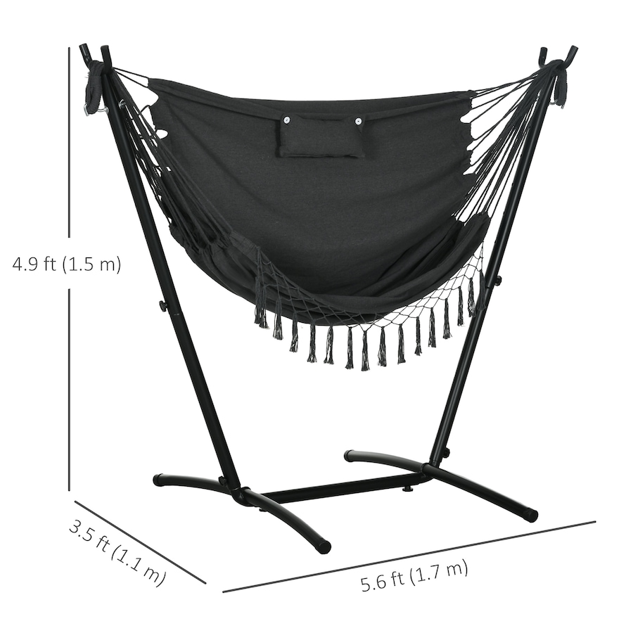 Image 938567_ALTMORE2.jpg, Product 938-567 / Price $112.99, Outsunny Patio Hammock Chair, Outdoor Hammock Swing Hanging Lounge Chair from Outsunny on TSC.ca's Home & Garden department