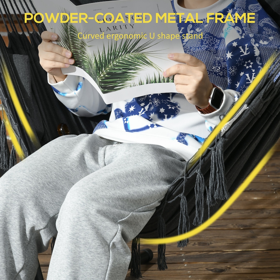 Image 938567_ALTMORE3.jpg, Product 938-567 / Price $112.99, Outsunny Patio Hammock Chair, Outdoor Hammock Swing Hanging Lounge Chair from Outsunny on TSC.ca's Home & Garden department
