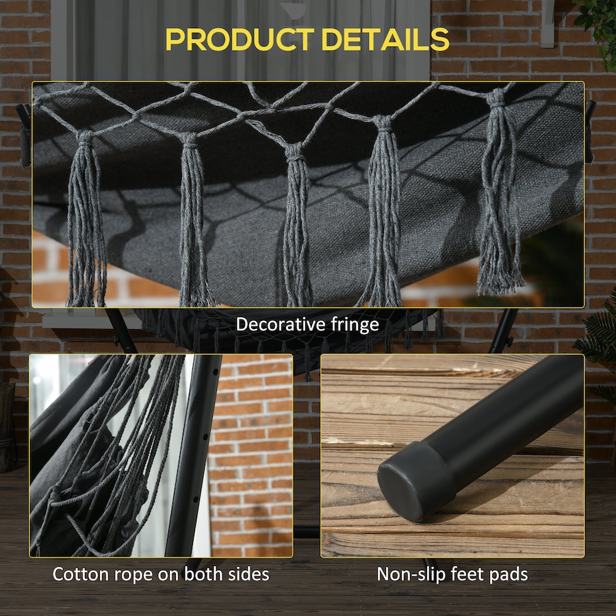 Image 938567_ALTMORE5.jpg, Product 938-567 / Price $112.99, Outsunny Patio Hammock Chair, Outdoor Hammock Swing Hanging Lounge Chair from Outsunny on TSC.ca's Home & Garden department