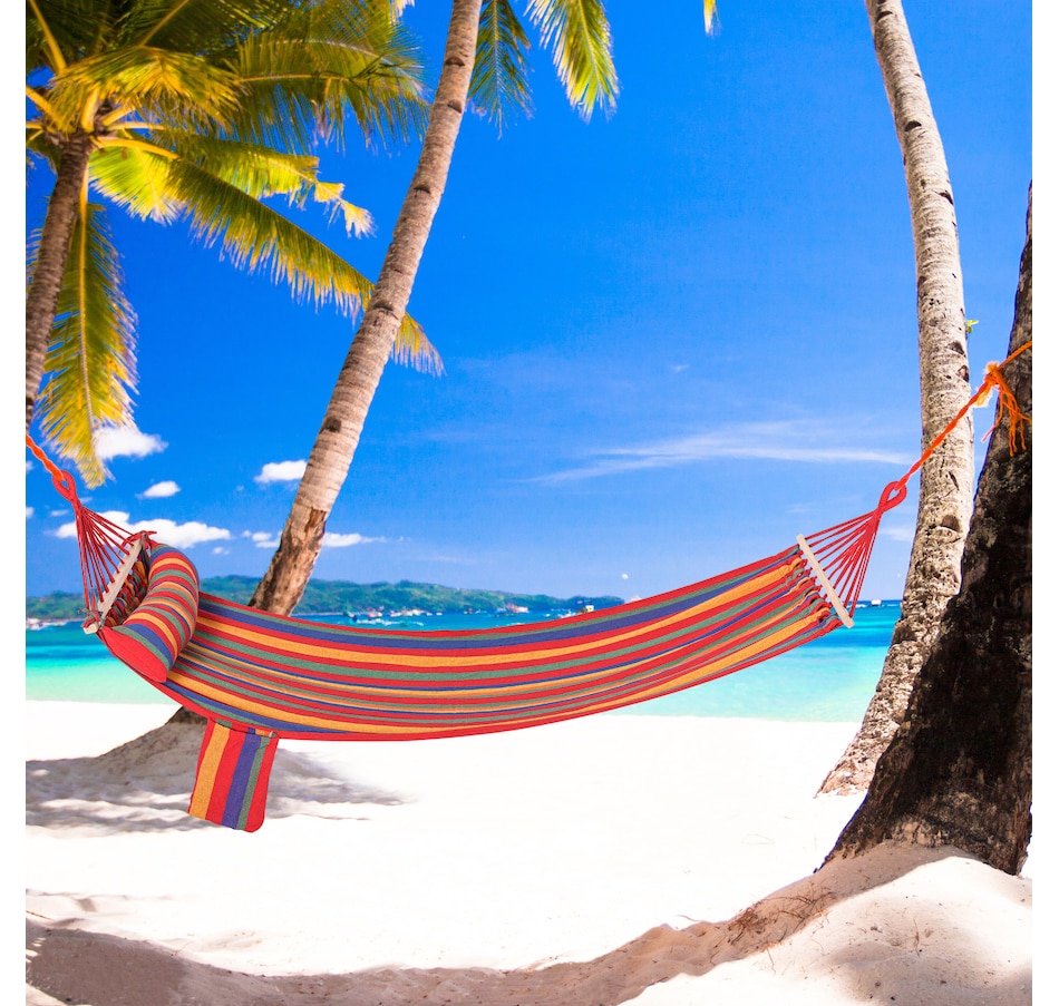 Image 938593_ALTMORE1.jpg, Product 938-593 / Price $33.99, Outsunny Cotton Hammock Soft Portable Swing Chair w/ Headrest from Outsunny on TSC.ca's Home & Garden department