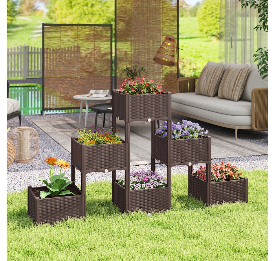 Image 938658_ALTMORE1.jpg, Product 938-658 / Price $139.99, Outsunny Raised Garden Bed with Legs, Self Watering Elevated Planter Boxes from Outsunny on TSC.ca's Home & Garden department