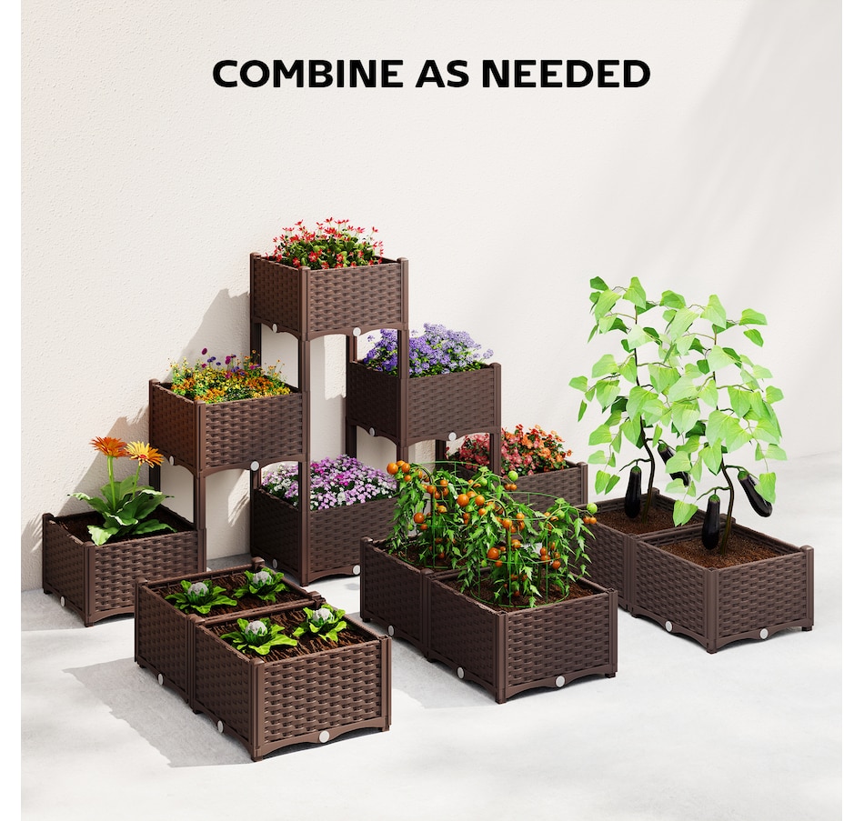 Image 938658_ALTMORE3.jpg, Product 938-658 / Price $139.99, Outsunny Raised Garden Bed with Legs, Self Watering Elevated Planter Boxes from Outsunny on TSC.ca's Home & Garden department