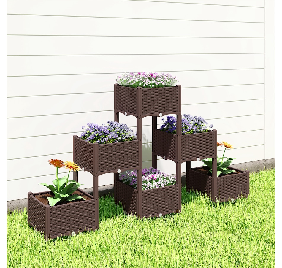 Image 938658_ALTMORE7.jpg, Product 938-658 / Price $139.99, Outsunny Raised Garden Bed with Legs, Self Watering Elevated Planter Boxes from Outsunny on TSC.ca's Home & Garden department