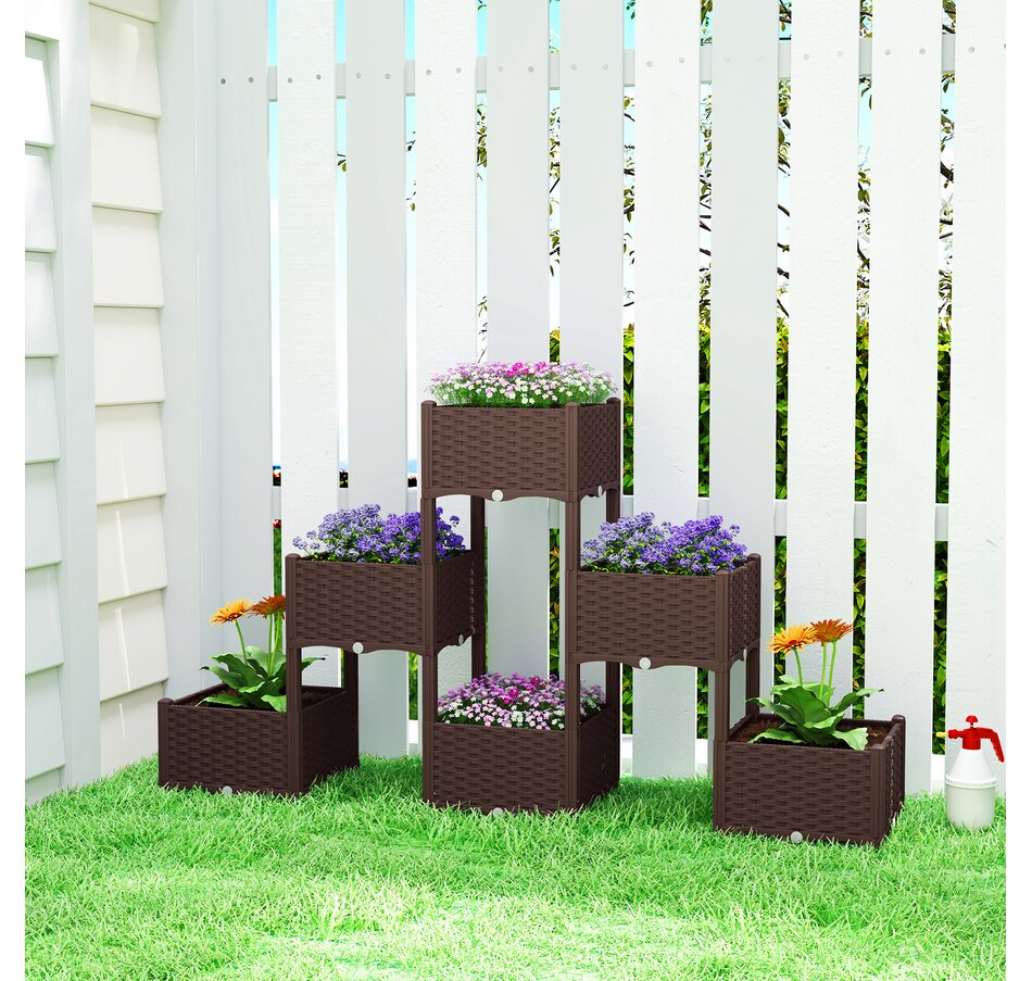 Image 938658_ALTMORE8.jpg, Product 938-658 / Price $139.99, Outsunny Raised Garden Bed with Legs, Self Watering Elevated Planter Boxes from Outsunny on TSC.ca's Home & Garden department