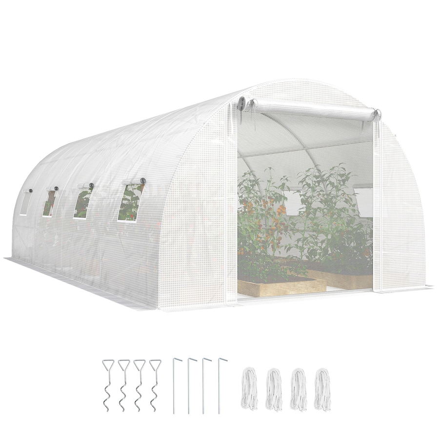 Image 938674.jpg, Product 938-674 / Price $229.99, Outsunny Walk-in Tunnel Greenhouse Plant Hot House with Support Rods from Outsunny on TSC.ca's Home & Garden department
