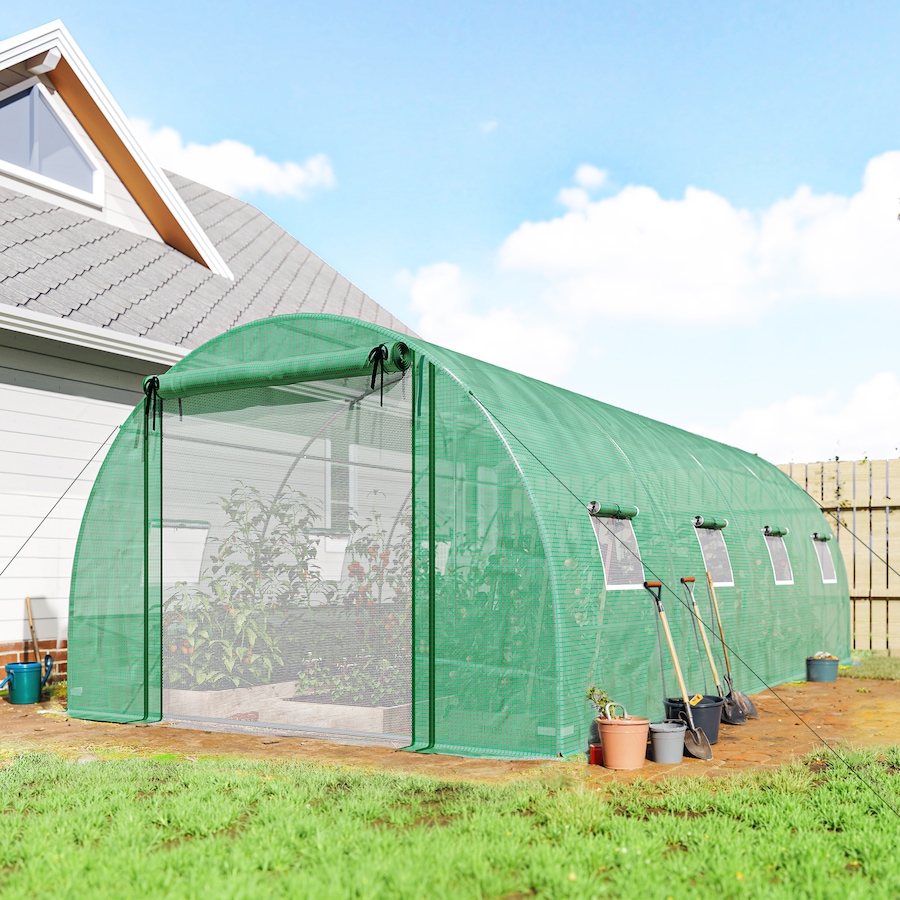 Image 938674_ALTMORE1.jpg, Product 938-674 / Price $229.99, Outsunny Walk-in Tunnel Greenhouse Plant Hot House with Support Rods from Outsunny on TSC.ca's Home & Garden department