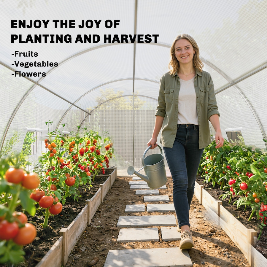 Image 938674_ALTMORE17.jpg, Product 938-674 / Price $229.99, Outsunny Walk-in Tunnel Greenhouse Plant Hot House with Support Rods from Outsunny on TSC.ca's Home & Garden department