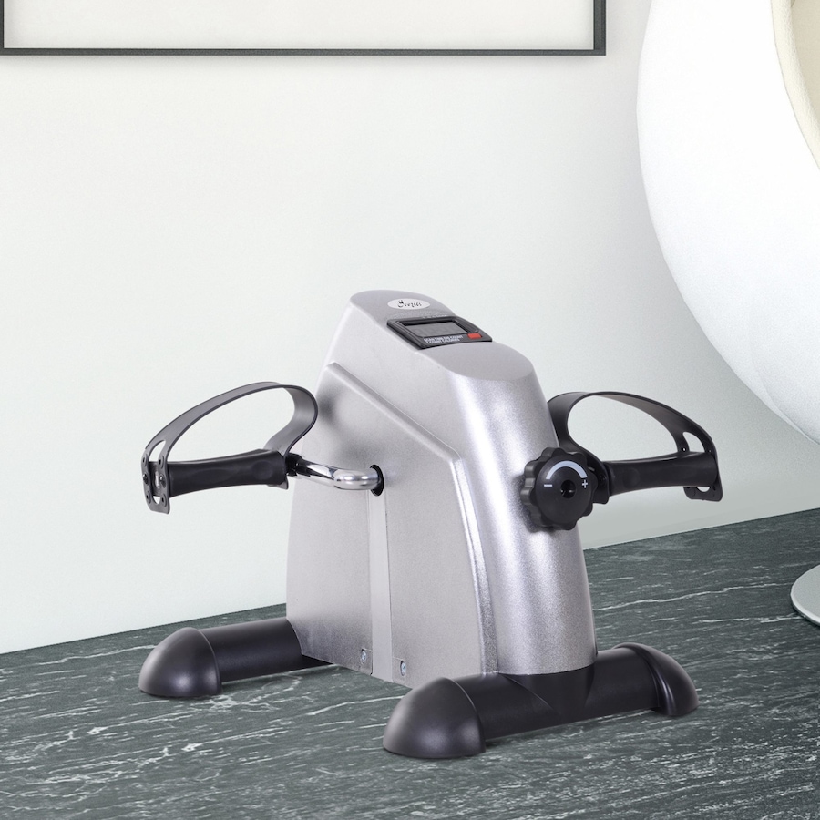 Image 938680_ALTMORE1.jpg, Product 938-680 / Price $59.99, Soozier Portable Mini Pedal Exercise Bike Indoor Cycle Fitness Silver from Soozier on TSC.ca's Health & Fitness department