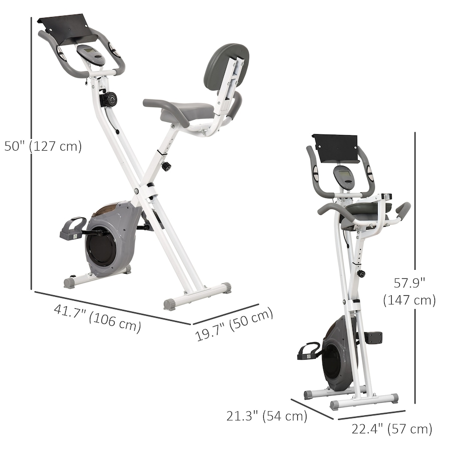 Image 938680_ALTMORE11.jpg, Product 938-680 / Price $59.99, Soozier Portable Mini Pedal Exercise Bike Indoor Cycle Fitness Silver from Soozier on TSC.ca's Health & Fitness department