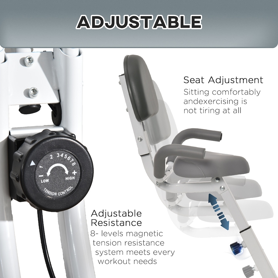 Image 938680_ALTMORE14.jpg, Product 938-680 / Price $59.99, Soozier Portable Mini Pedal Exercise Bike Indoor Cycle Fitness Silver from Soozier on TSC.ca's Health & Fitness department