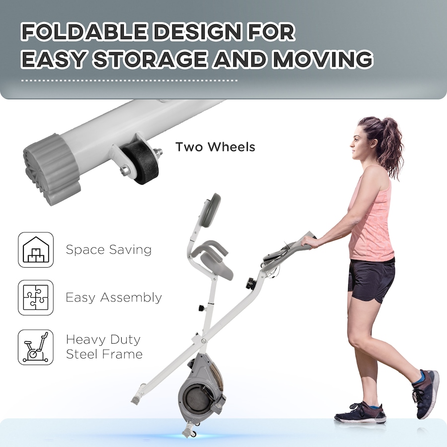 Image 938680_ALTMORE15.jpg, Product 938-680 / Price $59.99, Soozier Portable Mini Pedal Exercise Bike Indoor Cycle Fitness Silver from Soozier on TSC.ca's Health & Fitness department