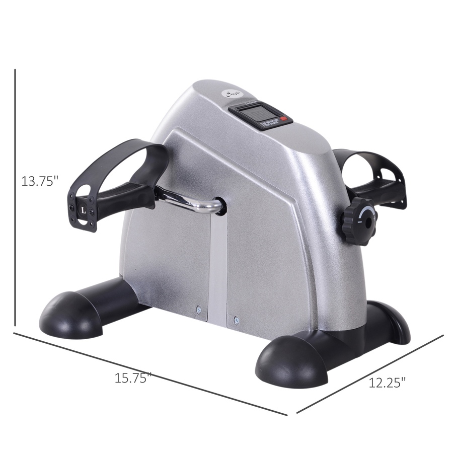 Image 938680_ALTMORE2.jpg, Product 938-680 / Price $59.99, Soozier Portable Mini Pedal Exercise Bike Indoor Cycle Fitness Silver from Soozier on TSC.ca's Health & Fitness department