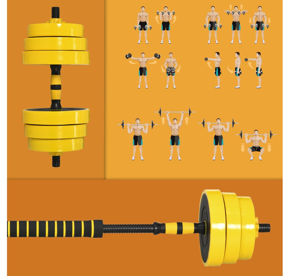 Image 938687_ALTMORE6.jpg, Product 938-687 / Price $82.99, Soozier 55lbs Dumbbell Barbell Adjustable Ergonomic Set for Home Gym from Soozier on TSC.ca's Health & Fitness department