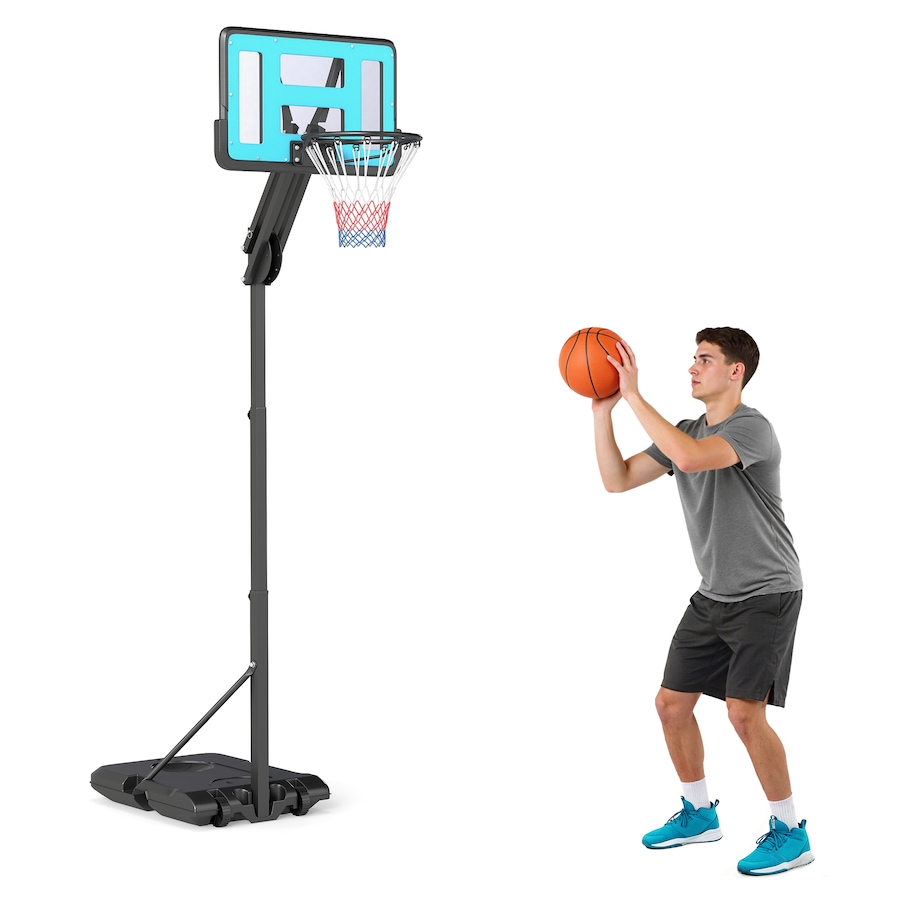 Image 938698.jpg, Product 938-698 / Price $94.99, Soozier Basketball Hoop Basketball Hoop and Stand with Weighted Base, Black from Soozier on TSC.ca's Health & Fitness department