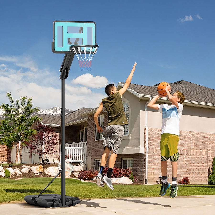 Image 938698_ALTMORE1.jpg, Product 938-698 / Price $94.99, Soozier Basketball Hoop Basketball Hoop and Stand with Weighted Base, Black from Soozier on TSC.ca's Health & Fitness department