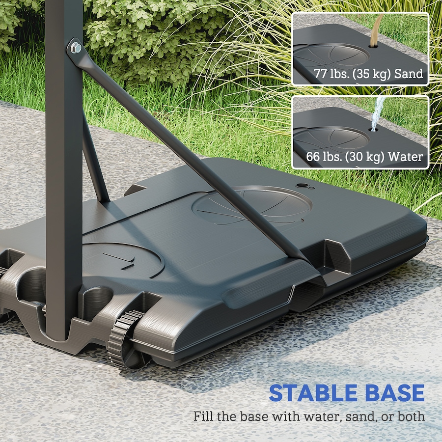Image 938698_ALTMORE4.jpg, Product 938-698 / Price $94.99, Soozier Basketball Hoop Basketball Hoop and Stand with Weighted Base, Black from Soozier on TSC.ca's Health & Fitness department