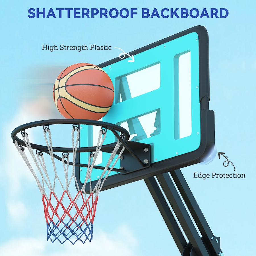 Image 938698_ALTMORE6.jpg, Product 938-698 / Price $94.99, Soozier Basketball Hoop Basketball Hoop and Stand with Weighted Base, Black from Soozier on TSC.ca's Health & Fitness department