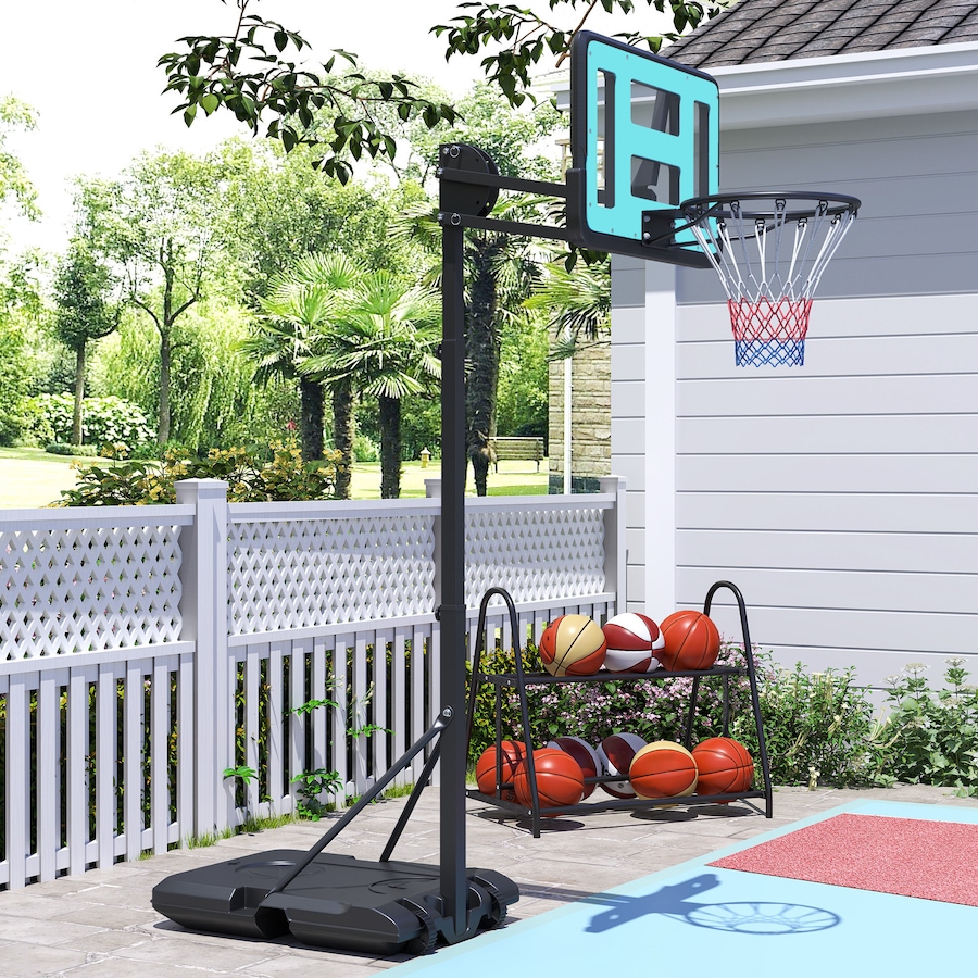 Image 938698_ALTMORE8.jpg, Product 938-698 / Price $94.99, Soozier Basketball Hoop Basketball Hoop and Stand with Weighted Base, Black from Soozier on TSC.ca's Health & Fitness department
