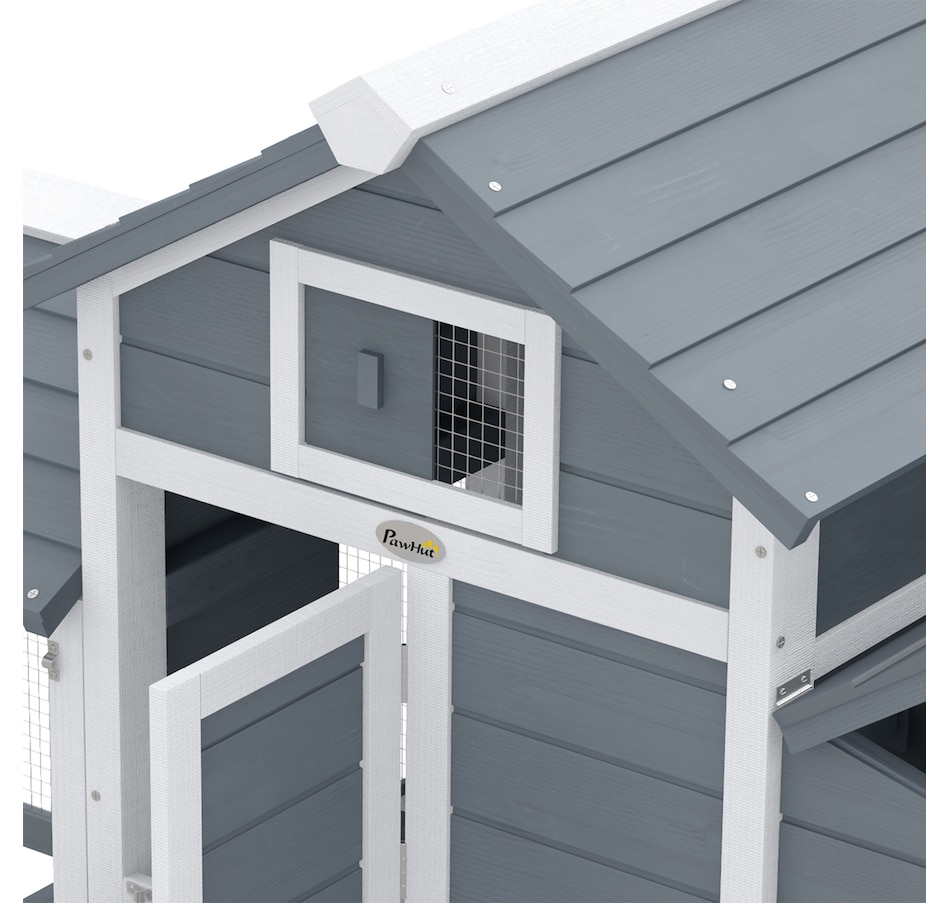 Image 938702_ALTMORE8.jpg, Product 938-702 / Price $199.99, PawHut 60" Small Wooden Chicken Coop with Removable Tray, White from PawHut on TSC.ca's Home & Garden department