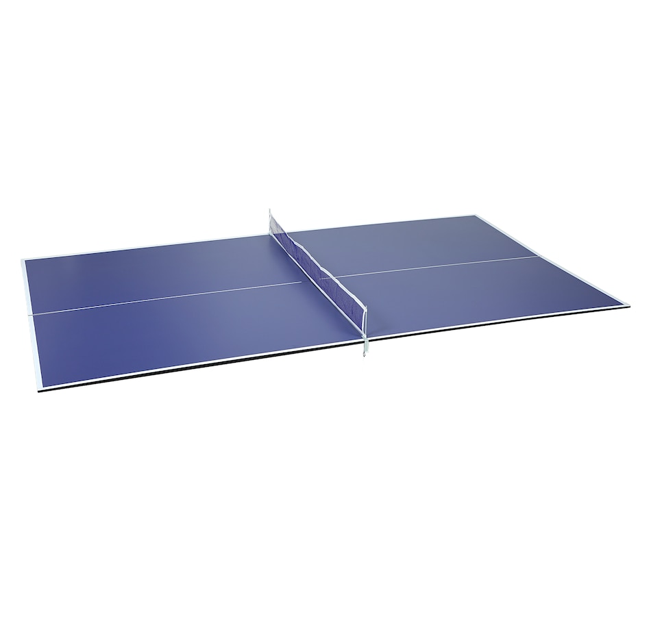 Image 938712.jpg, Product 938-712 / Price $209.99, Soozier 9 ft Folding Table Tennis Ping Pong Table Conversion Top with Net from Soozier on TSC.ca's Health & Fitness department