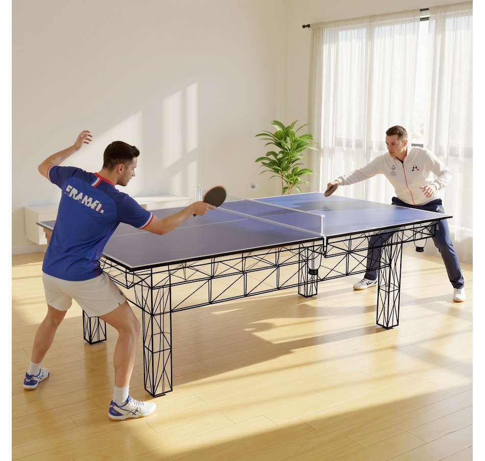 Image 938712_ALTMORE1.jpg, Product 938-712 / Price $209.99, Soozier 9 ft Folding Table Tennis Ping Pong Table Conversion Top with Net from Soozier on TSC.ca's Health & Fitness department