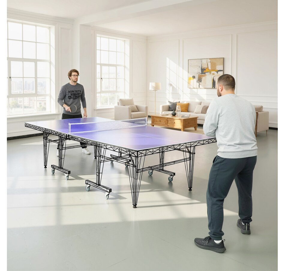 Image 938712_ALTMORE8.jpg, Product 938-712 / Price $209.99, Soozier 9 ft Folding Table Tennis Ping Pong Table Conversion Top with Net from Soozier on TSC.ca's Health & Fitness department