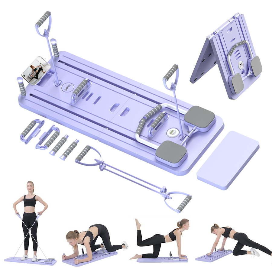 Image 938751_ST01.jpg, Product 938-751 / Price $89.99, IMFit Pilates Reformer Board for Home | Pilates Board with Resistance Ropes for Women & Men (Lite) from IMGadgets on TSC.ca's Health & Fitness department