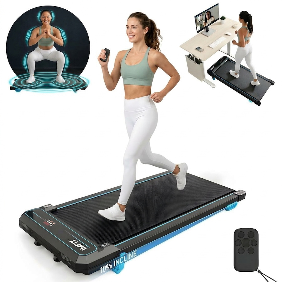 Image 938759.png, Product 938-759 / Price $249.99, IMFIT Walking Pad Max Treadmill with vibration for Daily Cardio, Fitness, Calories Burn, Glutes, Core, Legs from IMFIT on TSC.ca's Health & Fitness department
